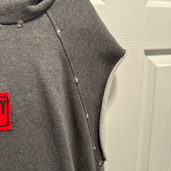 Givenchy Sleeves Gray Hoodie XXL Mens - Picture 6 of 9